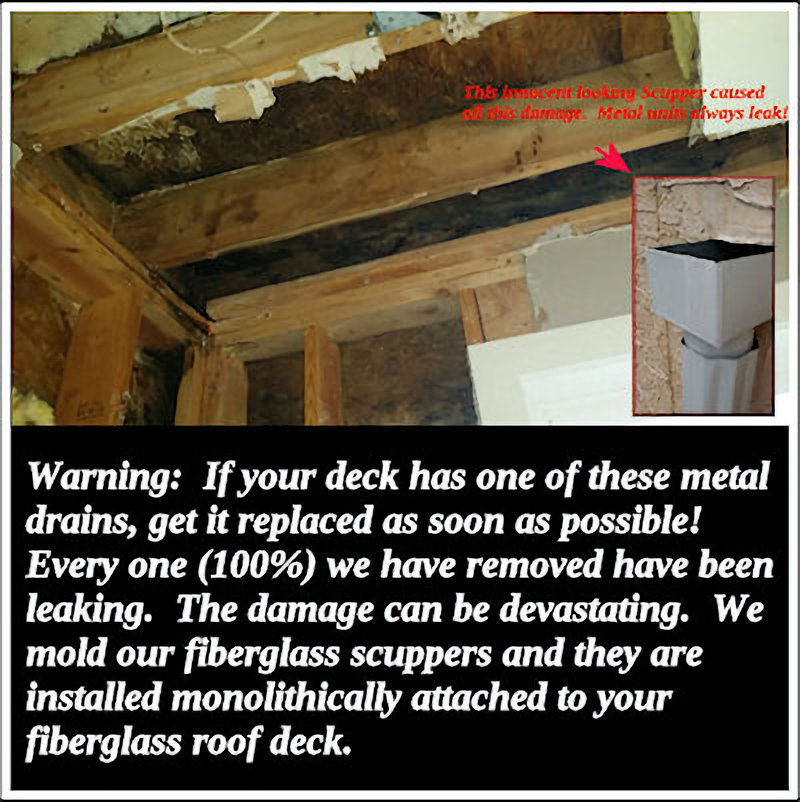 scupper-box-leak